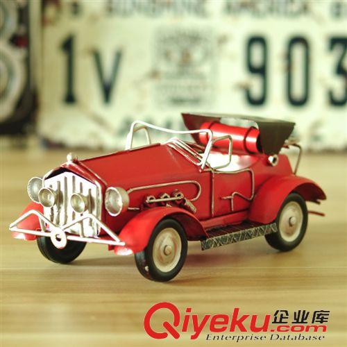 按放置位置 老式蒸汽車?yán)蠣斳囪F皮模型擺設(shè)櫥窗吧臺(tái)咖啡廳書房裝飾批發(fā)廠家原始圖片2