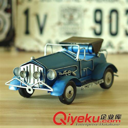 按放置位置 老式蒸汽車?yán)蠣斳囪F皮模型擺設(shè)櫥窗吧臺(tái)咖啡廳書房裝飾批發(fā)廠家原始圖片3