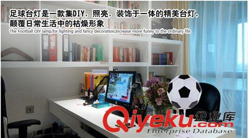 創(chuàng)意燈飾系列 【FDM4052203】新款足球臺燈  創(chuàng)意小夜燈 家用式臺燈原始圖片3