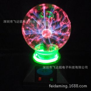 花樣玩具系列 【FDM4061113】4寸離子球帶音樂 靜電球 電子魔燈 電子魔球原始圖片2