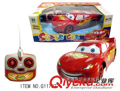 006 遙控玩具 男孩子玩具 汽車總動員 四通1:18帶音樂遙控車G11787