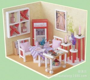 清倉(cāng)產(chǎn)品 生日禮物創(chuàng)意 diy小屋批發(fā) 3D系列 廚房 情人節(jié)出口房產(chǎn)活動(dòng)清倉(cāng)