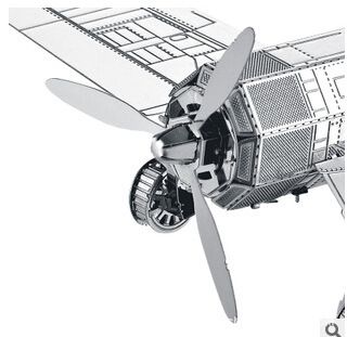金屬酷拼 生日禮物 創(chuàng)意diy金屬模型 二戰(zhàn)飛機(jī)多款模型 男孩情人節(jié)禮物出口
