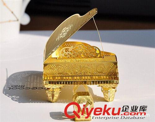 金屬酷拼 生日禮物 diy金屬樂器拼裝模型 三角鋼琴等多款樂器 一件代發出口原始圖片2