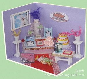 3 D 小屋 生日禮物創(chuàng)意 diy小屋批發(fā) 愛情小屋 生日快樂 情人節(jié)出口清倉