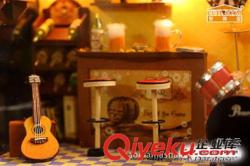 玻璃小屋 手工創(chuàng)意小屋 diy小屋批發(fā) 玻璃屋系列 格林酒吧(升級(jí)版)情人出口原始圖片3