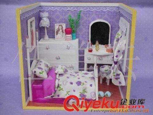 4 D 小屋 生日禮物創(chuàng)意 批發(fā)diy小屋4D田園 睡房 拼裝 圣誕出口 絕版不生產(chǎn)