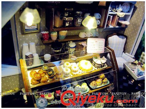 大型小屋 diy小屋粘土歐洲旅行日記第五站 哈爾施塔特鎮(zhèn)的咖啡屋 不帶罩原始圖片2