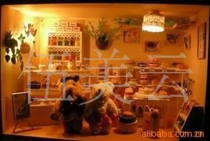 大型小屋 生日禮物創(chuàng)意diy小屋批發(fā) 弘達 我的蛋糕店 情人節(jié)出口原始圖片2