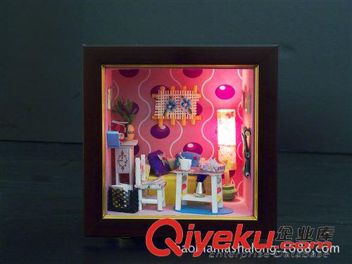 燈箱小屋 生日情人節(jié)禮物 創(chuàng)意diy小屋帶燈展示盒小屋 創(chuàng)業(yè)時(shí)期 一件代發(fā)原始圖片3