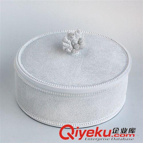 珠寶盒&存錢罐 白色gd樹脂首飾盒珠寶盒 簡(jiǎn)約大氣歐式首飾盒珠寶盒原始圖片2