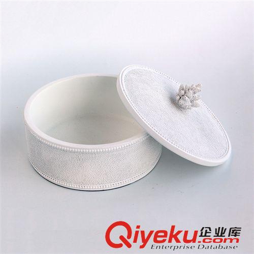 珠寶盒&存錢罐 白色gd樹脂首飾盒珠寶盒 簡(jiǎn)約大氣歐式首飾盒珠寶盒原始圖片3