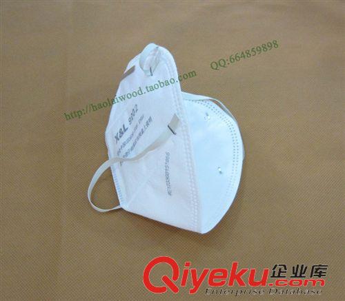 工作勞?？谡?XL9001A防塵口罩 9002 四層呼吸防護(hù) 防毒 顆粒物PM2.5霧霾折疊原始圖片2