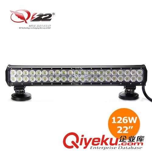 LED长条灯 126W led长条灯 CREE LED工作灯 大功率高品质防水越野车顶灯批发