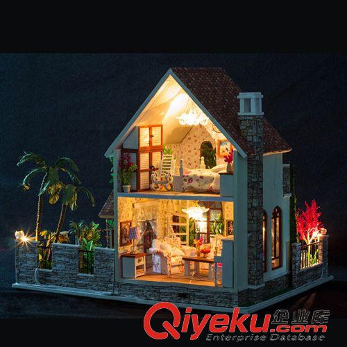 新品上市 DIY小屋新品 K007 DREAMHOUSE夢(mèng)想中的小屋 新款創(chuàng)意禮物 送情人原始圖片2