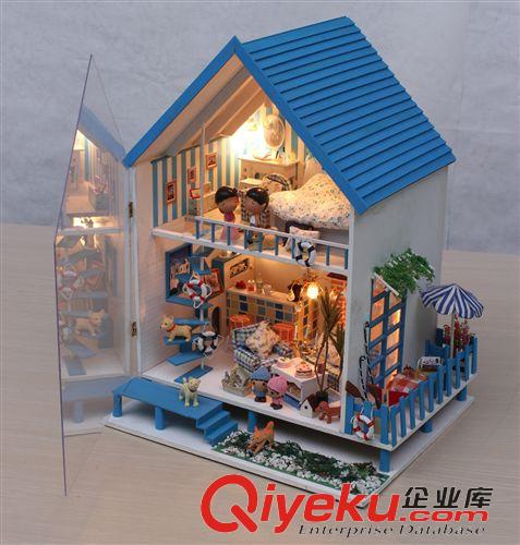 DIY小屋 13802A 手工創(chuàng)意diy小屋愛琴海升級(jí) 圣誕禮品批發(fā) 速賣通熱賣貨源