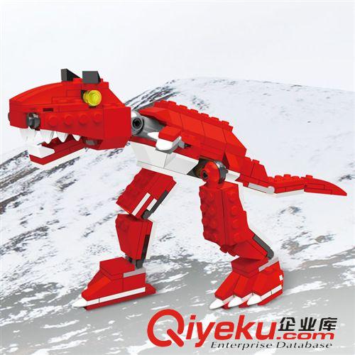 樂高類積木 104韓國兒童塑料diy變形機(jī)器人拼裝模型 順樂康新奇特十元店貨源