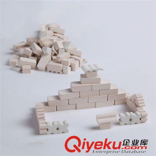 陶瓷積木 L0801B白磚塊拼裝陶瓷積木玩具 趣味款益智力熱銷新品牌diy補(bǔ)充包原始圖片2