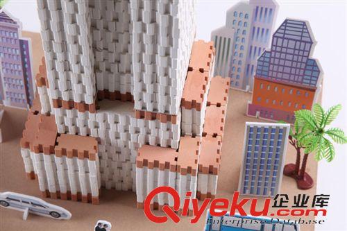 陶瓷積木 L0301A帝國(guó)大廈小小建筑師親子兒童早教玩具 小學(xué)生{za}生日禮物原始圖片3