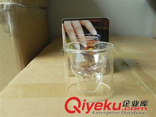 新品上架寶貝 fred酒杯骷髏杯子 骷髏頭杯 禁錮海盜 水晶骷髏杯 雙層骷髏杯原始圖片2