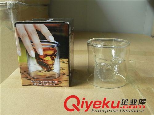 新品上架寶貝 fred酒杯骷髏杯子 骷髏頭杯 禁錮海盜 水晶骷髏杯 雙層骷髏杯原始圖片3
