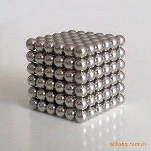 DIY 產(chǎn)品 5MM釹鐵硼磁球 5MM216顆磁球buckyballs 磁珠N35銀色磁球