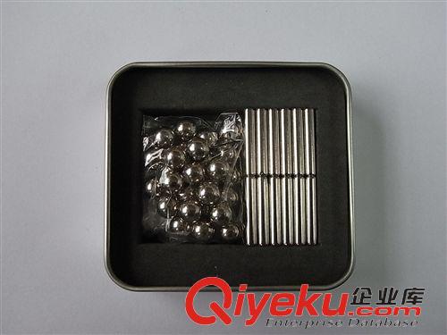 DIY 產品 磁球新品 Buckyballs磁珠36根磁條+27顆珠子新包裝上市 銀色