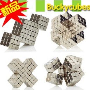 DIY 產(chǎn)品 Buckycubes磁力魔方 方形磁力球 Neocube魔力磁球4mm 125顆磁珠