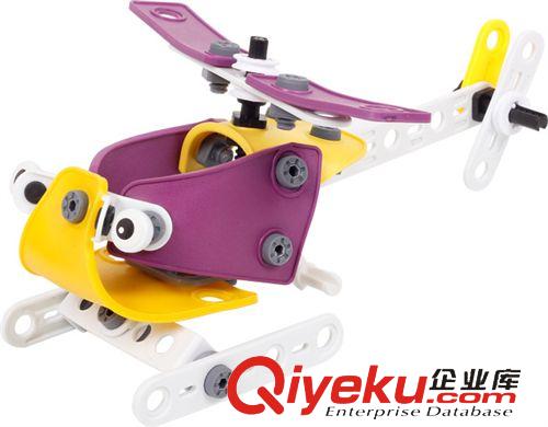 {zx1}款玩具 4合1益智拼裝概念車 DIY拆裝螺母組合積木 兒童創(chuàng)意科教玩具批發(fā)原始圖片2