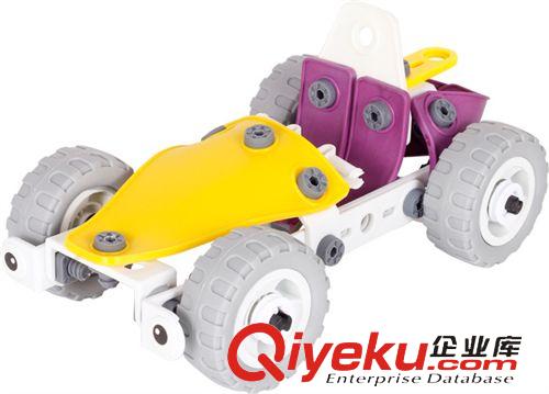 {zx1}款玩具 4合1益智拼裝概念車 DIY拆裝螺母組合積木 兒童創(chuàng)意科教玩具批發(fā)原始圖片3