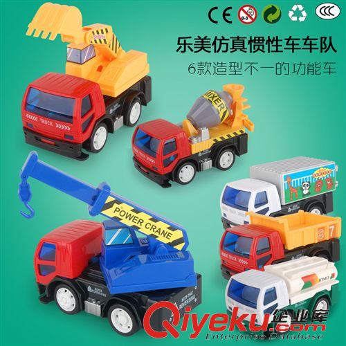 慣性工程車 廠家直銷兒童慣性工程車模型玩具批發(fā) 淘寶最熱銷兒童塑料玩具車原始圖片2