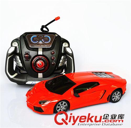 遙控車 1:16蘭博基尼重力感應(yīng)方向盤遙控汽車玩具兒童充電四通遙控車模型