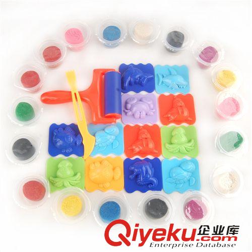 彩泥/橡皮泥 環保3D彩泥套裝 海底世界18杯diy粘土橡皮泥 兒童益智創意玩具原始圖片2