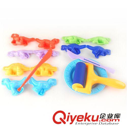 彩泥/橡皮泥 3d彩泥 橡皮泥模具md環保 恐龍公園10杯彩泥兒童創意diy玩具原始圖片3