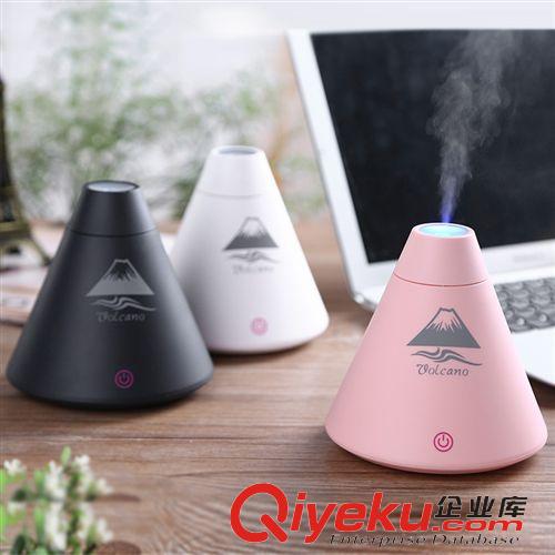 新品上市 奇玩 火山加濕器 迷你加濕器 呼吸夜燈 USB接口 空氣凈化加濕器