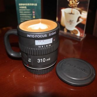健康杯子 奇玩 Into Focus單反相機鏡頭杯 陶瓷鏡頭杯 馬克杯 單層咖啡杯原始圖片3