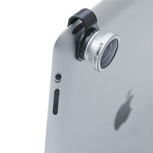 手機周邊 奇玩 iPhone4s 5 iPad夾式{tx}鏡頭 夾子手機鏡頭 魚眼鏡頭原始圖片2