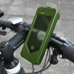手機(jī)周邊 奇玩 Bike4單車手機(jī)支架 iphone4自行車支架運(yùn)動盒 車載防水殼原始圖片2