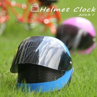 時(shí)鐘鬧鐘 奇玩 Helmet Clock賽車帽感應(yīng)鬧鐘 創(chuàng)意桌面電子時(shí)鐘