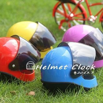 時(shí)鐘鬧鐘 奇玩 Helmet Clock賽車帽感應(yīng)鬧鐘 創(chuàng)意桌面電子時(shí)鐘