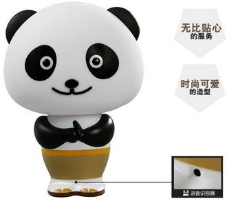 臺(tái)燈夜燈 奇玩 功夫熊貓燈語(yǔ)音控制臺(tái)燈 創(chuàng)意智能聲控?zé)?熊貓阿寶 語(yǔ)音報(bào)時(shí)原始圖片3