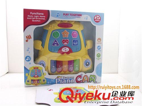 新品 卡通音樂琴  動物琴 音樂玩具琴  發(fā)光電動玩具 多功能音樂琴原始圖片3