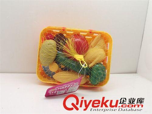 外貿(mào)新品 益智玩具過家家玩具蔬菜水果切切看 動手切水果切菜玩具廚房玩具原始圖片2