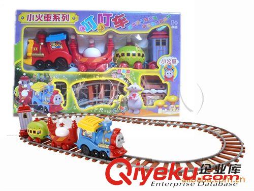 益智玩具 2688小火車 花園寶寶 叮叮車 電動(dòng)卡通軌道車 花園寶寶軌道原始圖片2