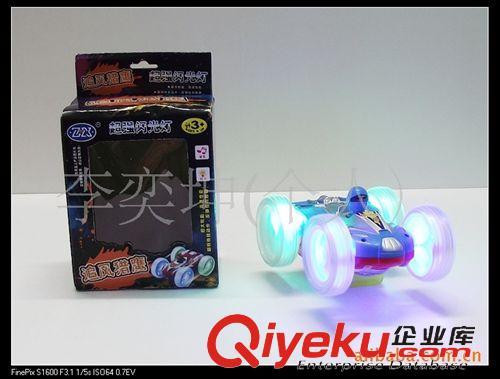 電動(dòng)玩具 新奇特 透明輪雙面電動(dòng)翻斗車 音樂(lè)超炫燈光電動(dòng)翻斗車 特技車