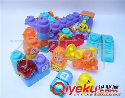 積木 800塑料桶裝積木  52片 數(shù)字火車積木 智力積木玩 桶裝積木原始圖片3