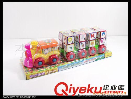 積木 益智玩具 幼教玩具  幼兒教師 積木車 積木火車 益智積木車原始圖片2