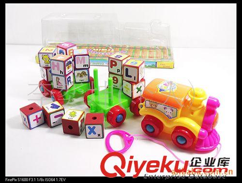 積木 益智玩具 幼教玩具  幼兒教師 積木車 積木火車 益智積木車原始圖片3