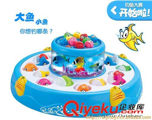 戲水 沙灘.水槍類(lèi) 兒童釣魚(yú)玩具 電動(dòng)旋轉(zhuǎn)釣魚(yú)玩具套裝 旋轉(zhuǎn)音樂(lè) 雙層釣魚(yú) 356釣魚(yú)原始圖片3