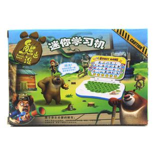 益智玩具系列 批發(fā)功能中英雙語早教機(jī)迷你學(xué)習(xí)機(jī)熊出沒點(diǎn)讀機(jī)電子琴原始圖片3